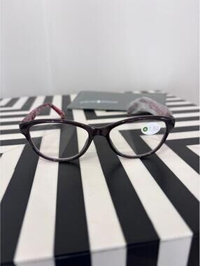 Gabriel + Simone Reading Glasses Tortoise Pink Frame +1.50 w/ Case